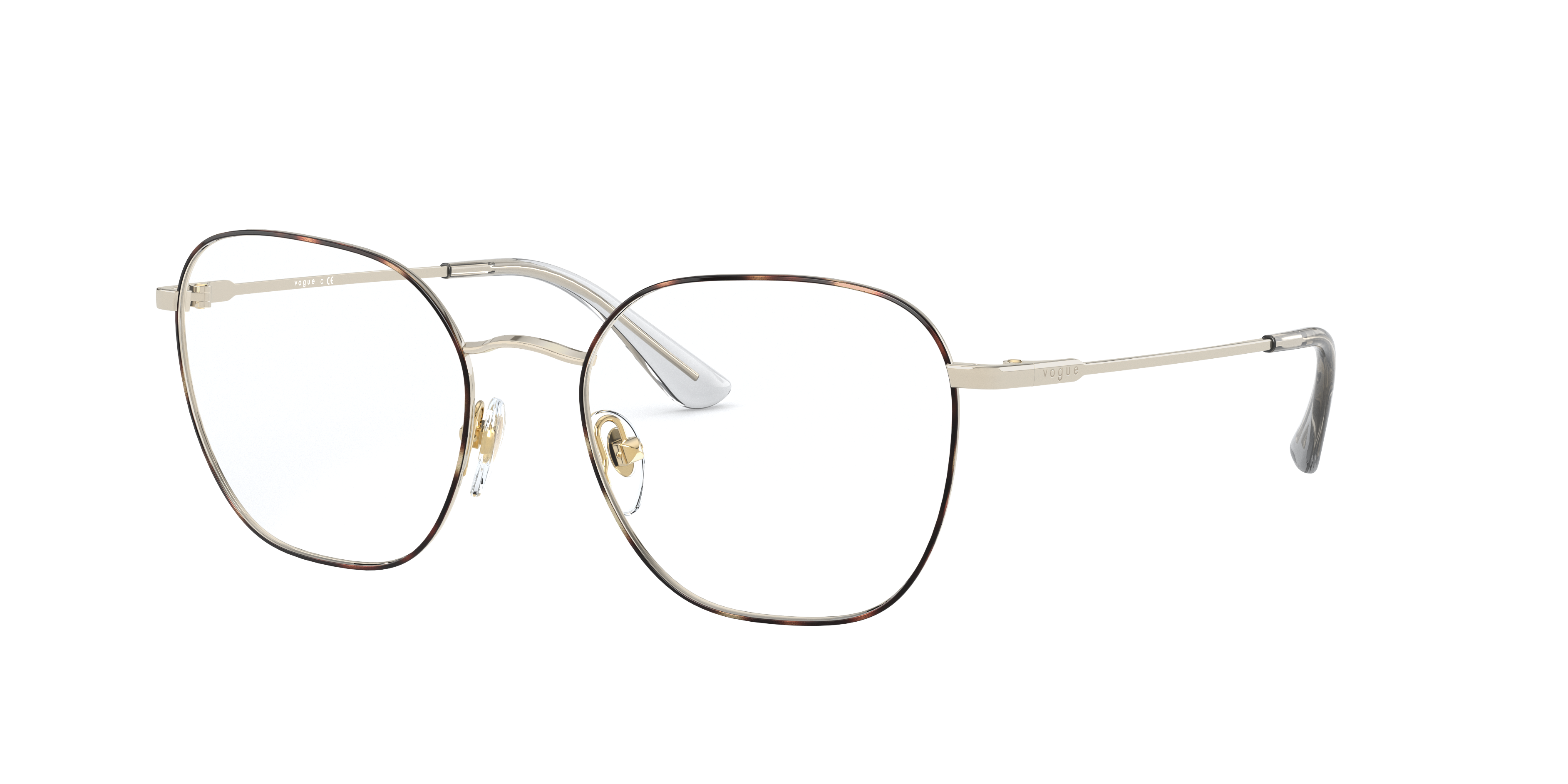 Vogue Eyewear Unisex Vo4178 Top Havana Pale Gold Size 155$