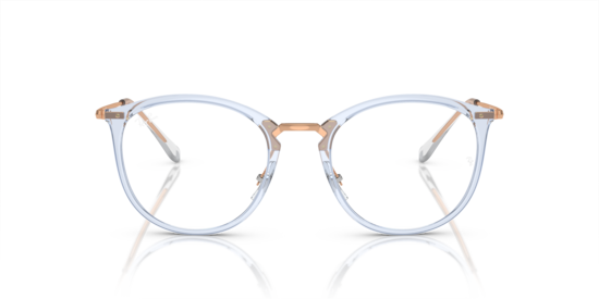 RB7140 Optics Ray-Ban Transparent Light Blue