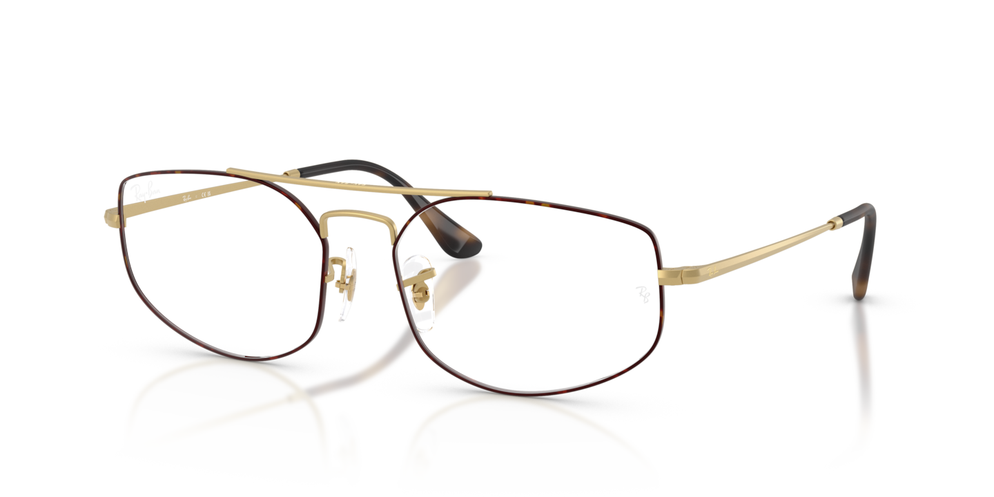 Ray-Ban RB6545 Explorer V Optics Matte Havana On Matte Arista Gold