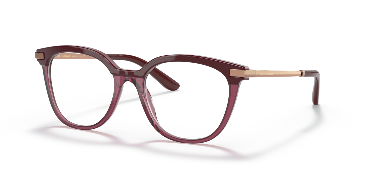Dolce & Gabbana DG3346 Bordeaux/Transparent Bordeaux