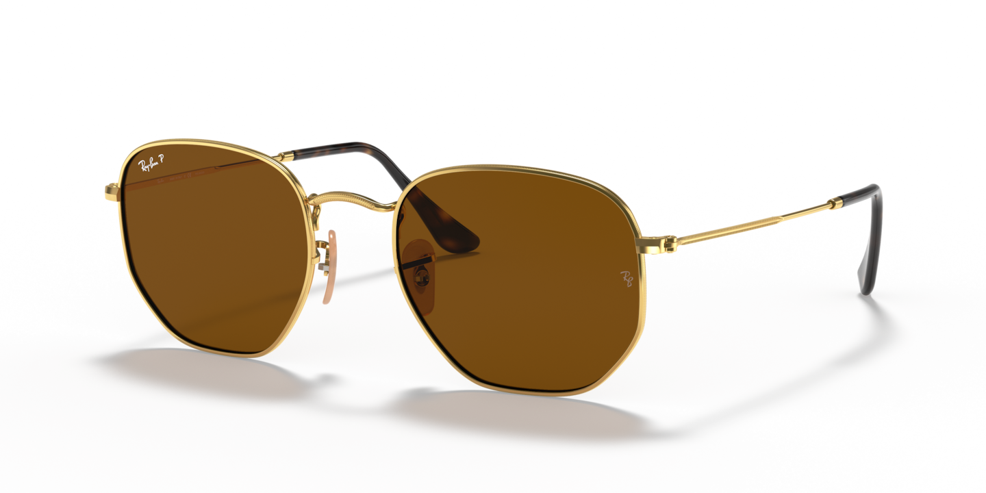 Ray-Ban RB3548N Hexagonal Flat Lenses Arista Gold