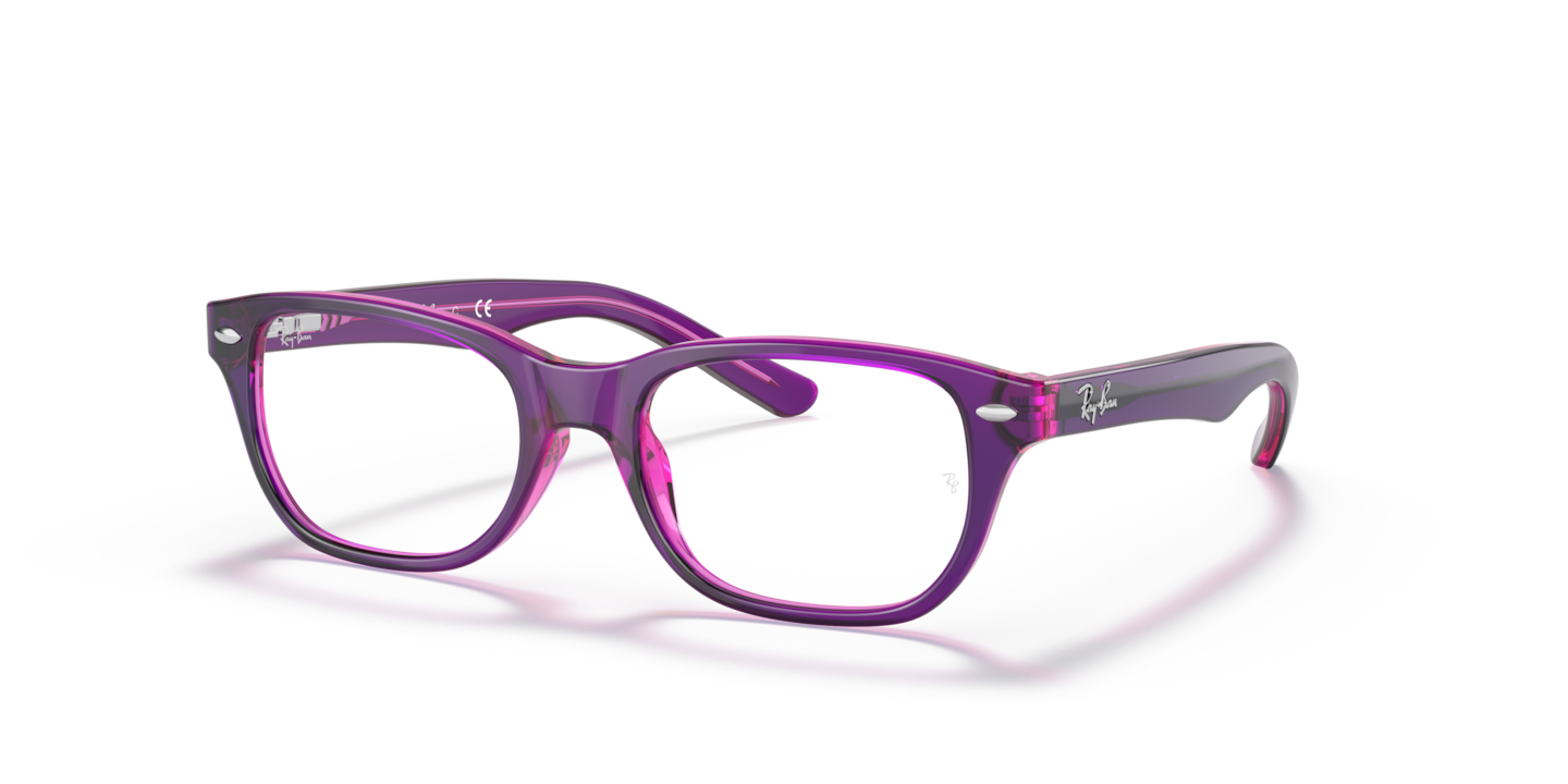 Ray-Ban RB1555 Optics Kids Violet On Fuxia Fluo