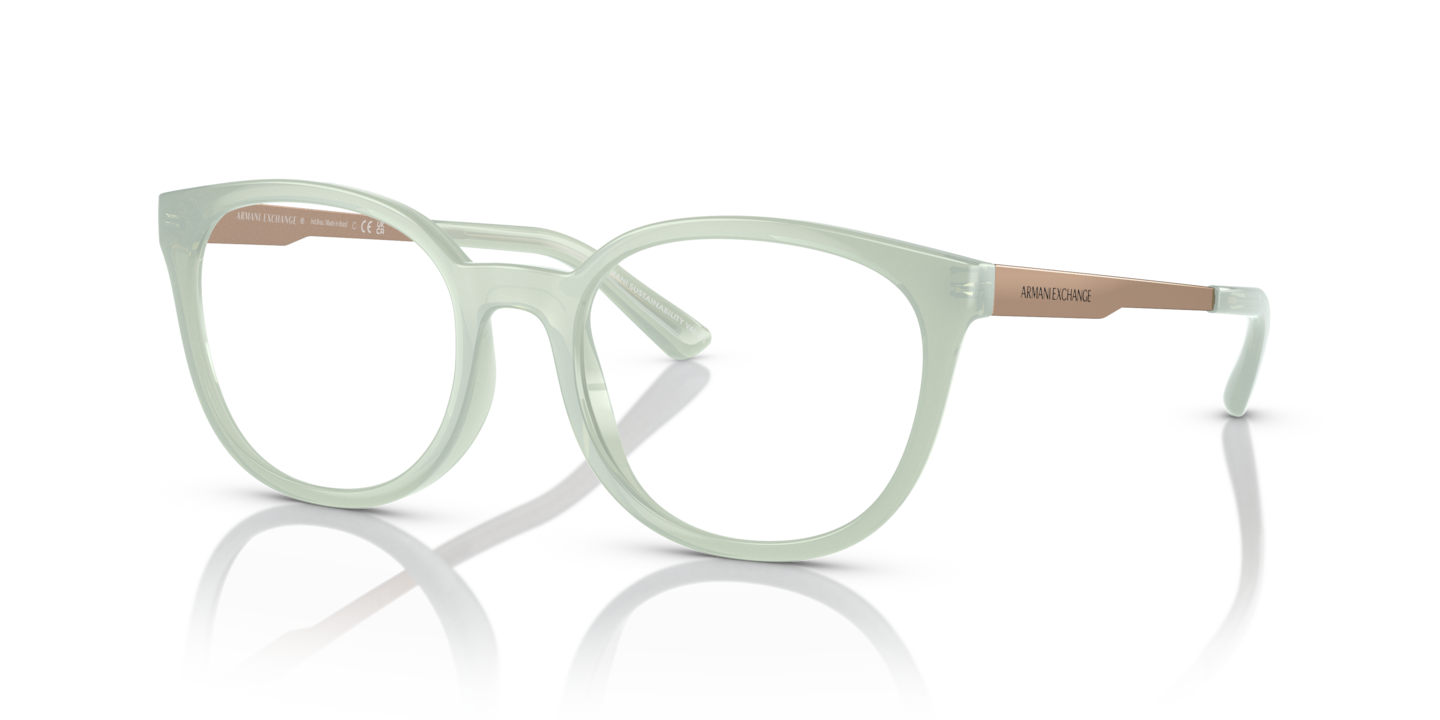 Armani Exchange AX3104 Shiny Opaline Azure