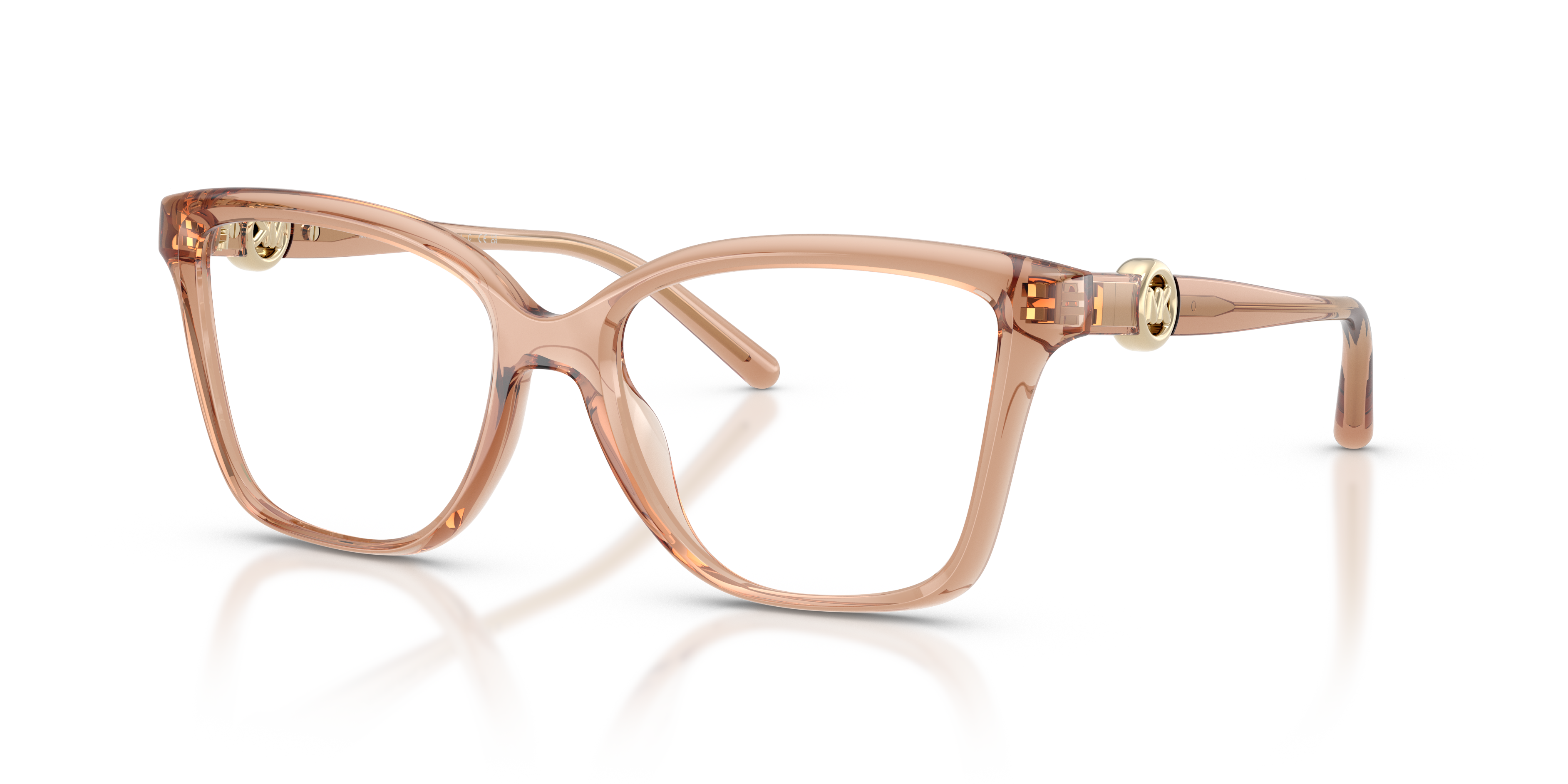 Michael Kors Unisex Mk4180u Marrn Claro Traslcido Size 161$