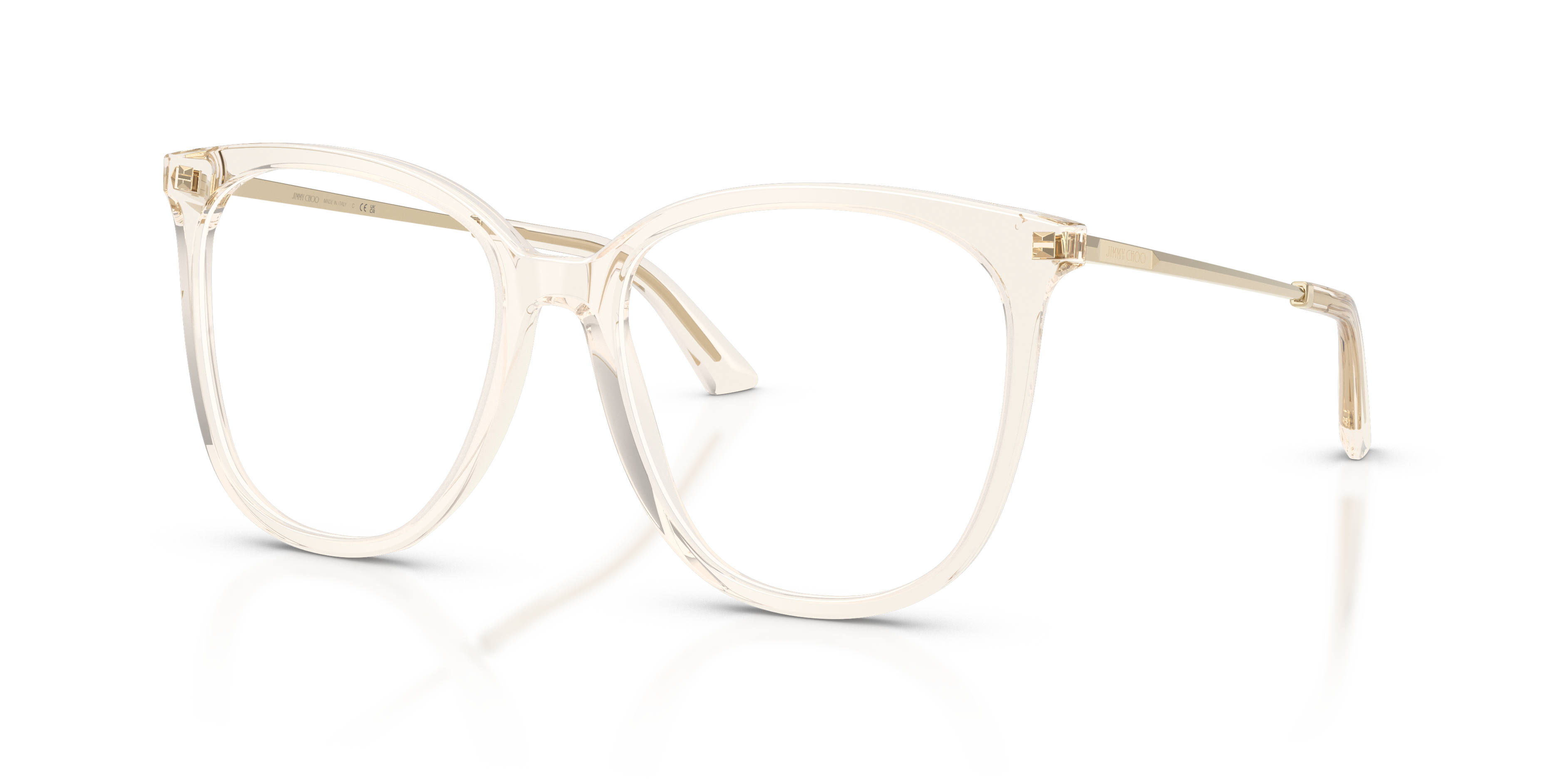 Jimmy Choo Unisex Jc3060 Transparent Beige Size 365$