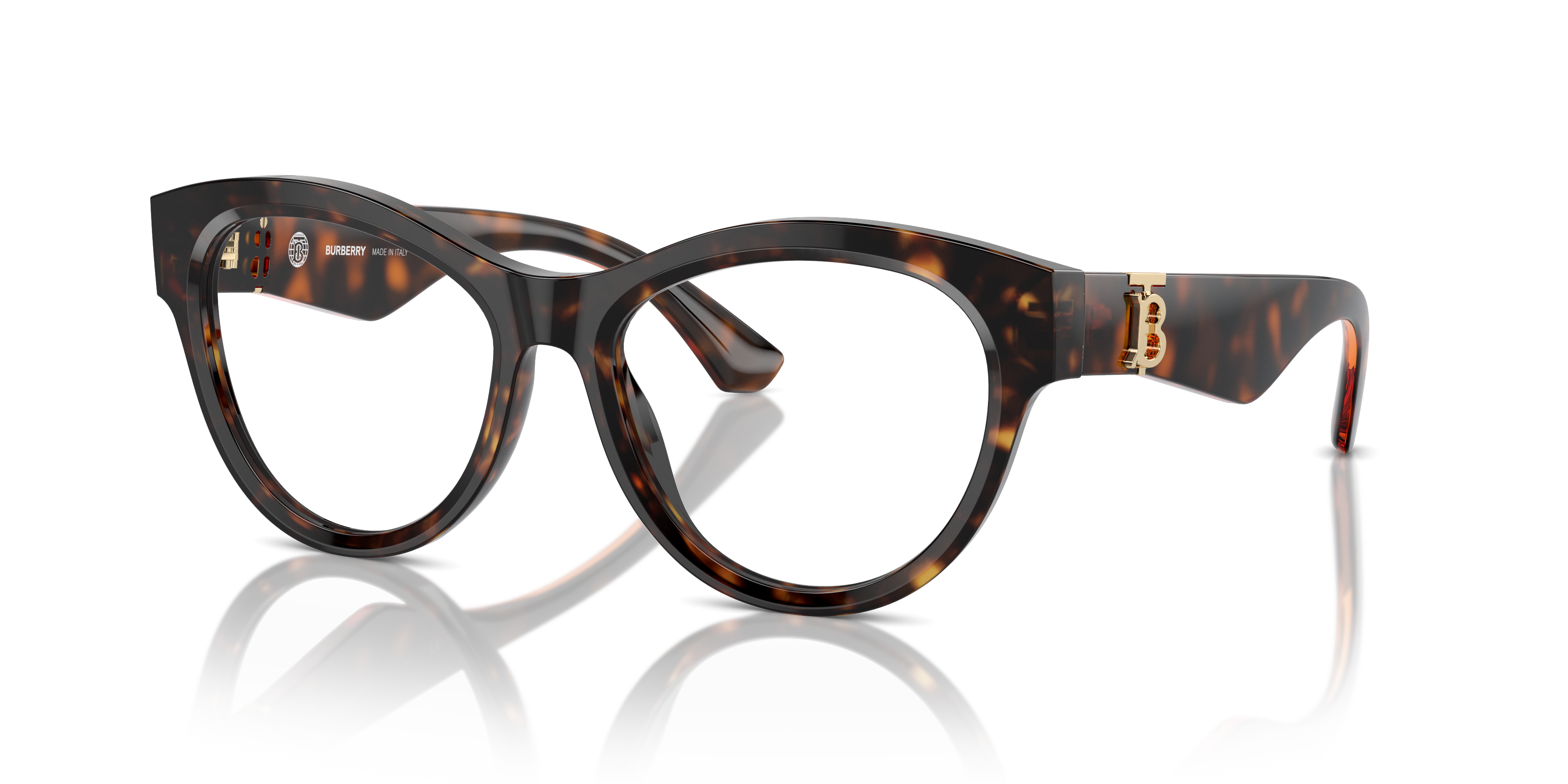 Burberry Unisex Be2404 Havana Fonc Size Small 179$