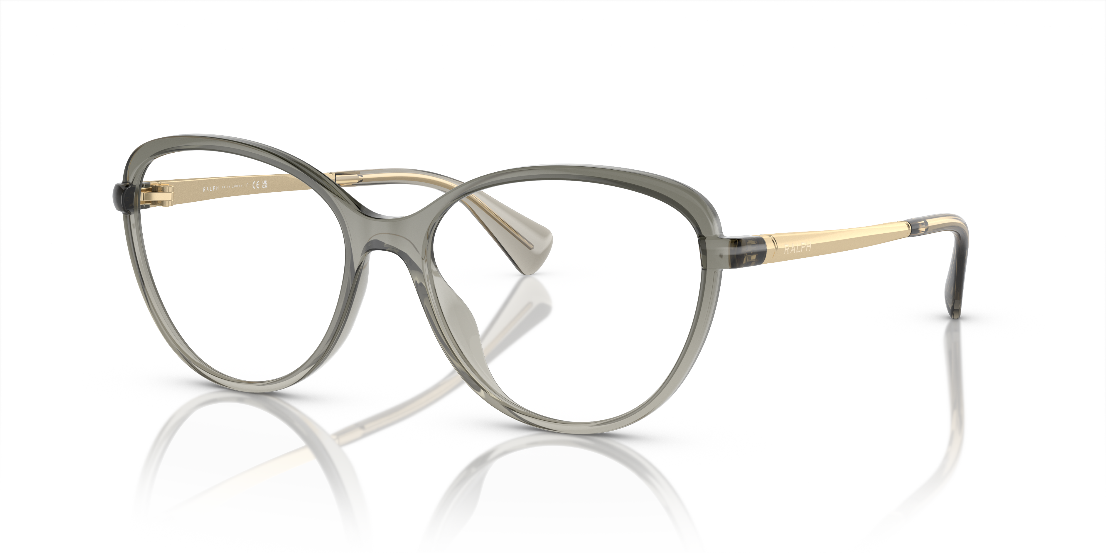 Ralph by Ralph Lauren Unisex Ra7157u Transparent Gris Brillant Size 79$