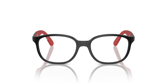 RB1632 Optics Kids Bio-Based Ray-Ban Black On Red