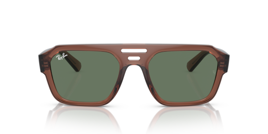 RB4397 Corrigan Bio-Based Ray-Ban Transparent Brown