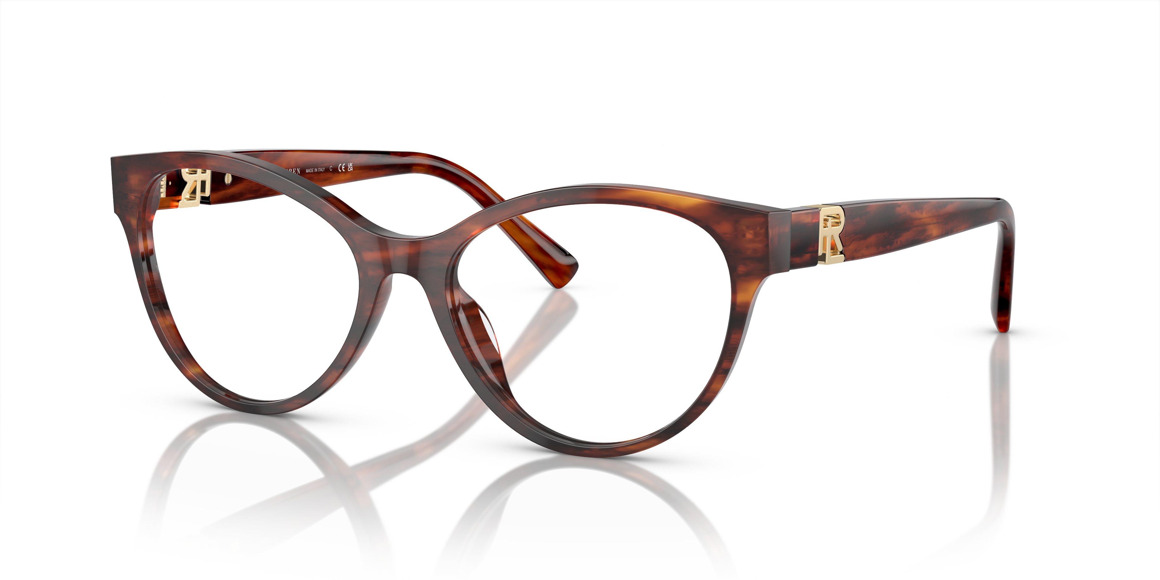 Ralph Lauren Unisex Rl6238u Striped Havana Size 167$
