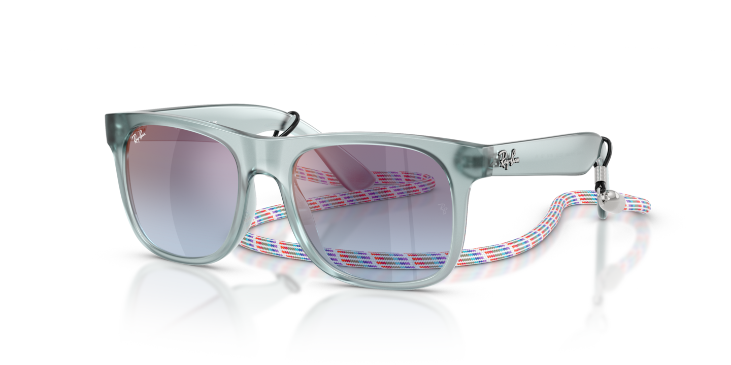 Ray-Ban RB9069S Justin Kids Summer Capsule Transparent Blue