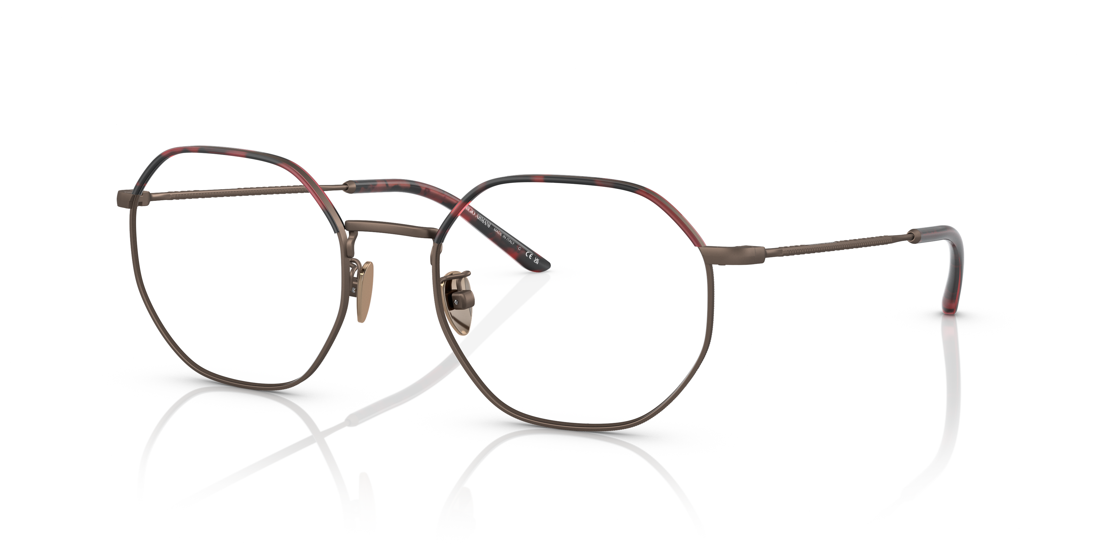 Giorgio Armani Unisex Ar5130j Matte Bronze Red Havana Size 199$
