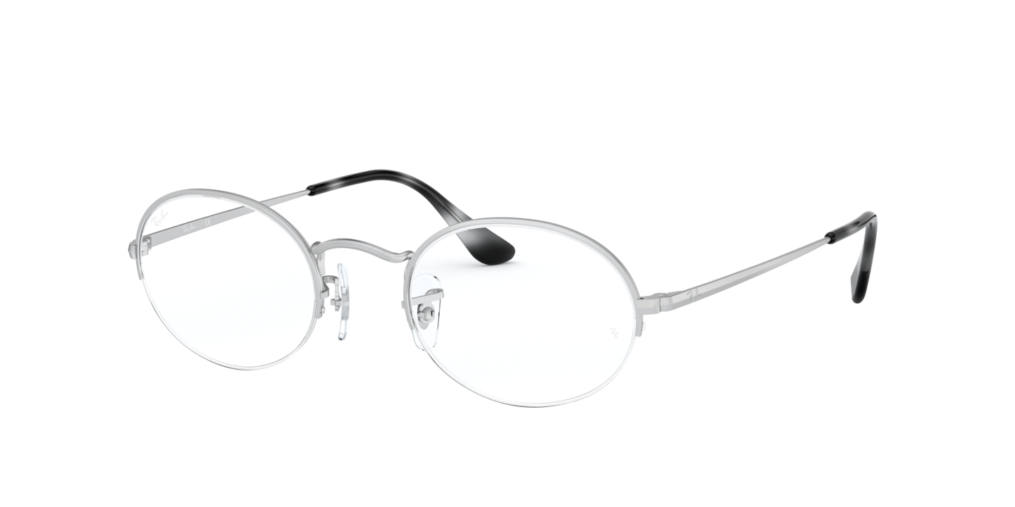 Ray-Ban RB6547 Oval Gaze Silver