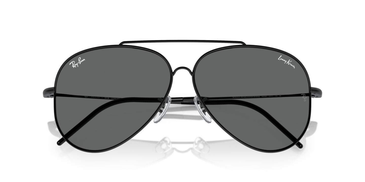 Sunglasses Ray-Ban RBR0101S Lenny Kravitz X Aviator Reverse | Free