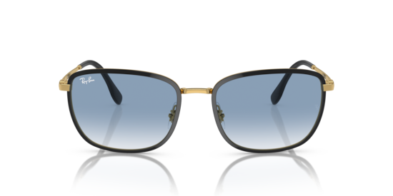 RB3705 Ray-Ban Black On Gold