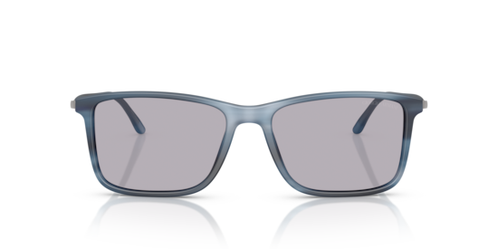 AR8218 Giorgio Armani Matte Striped Blue
