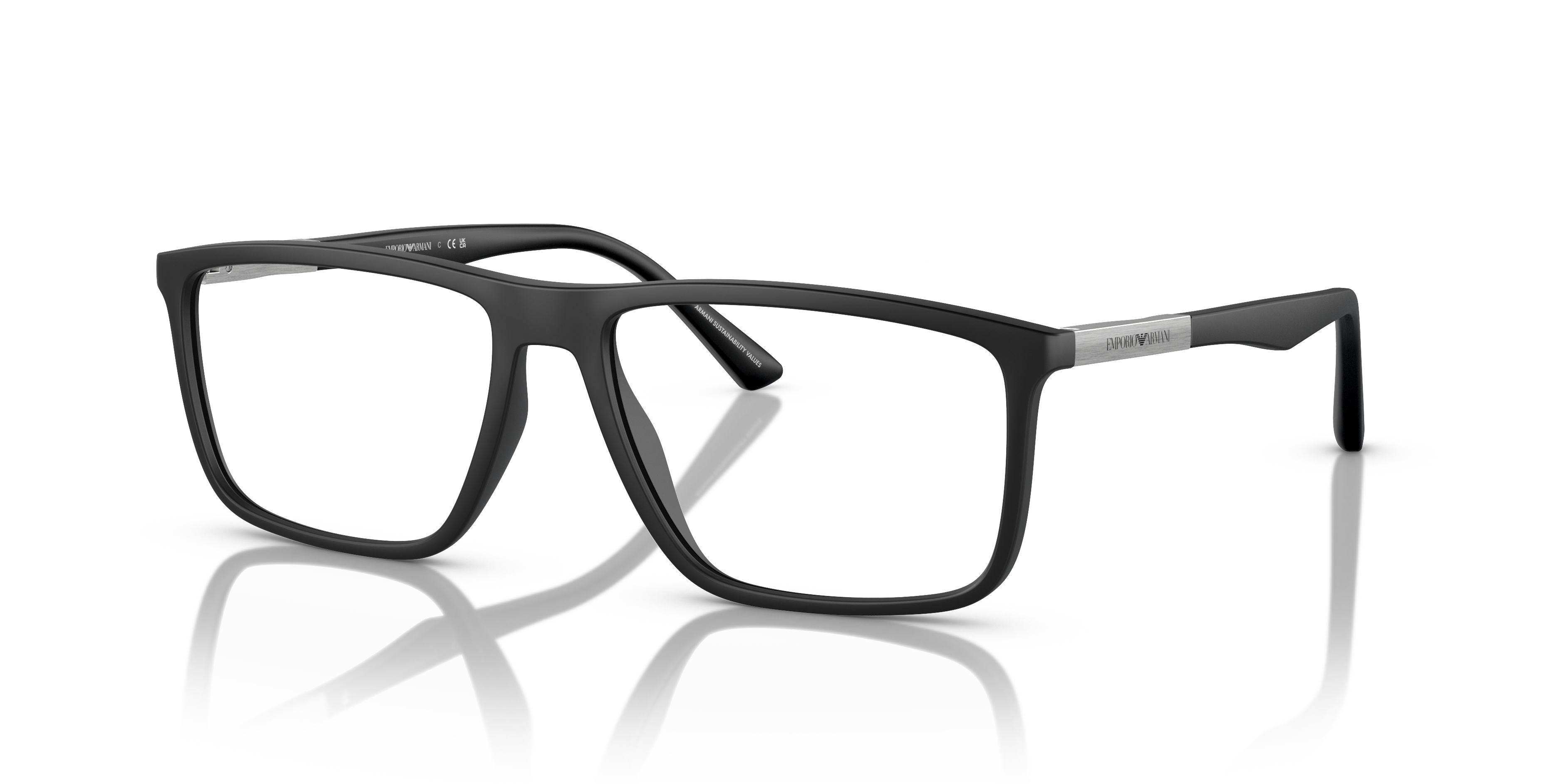 Emporio Armani Unisex Ea3221 Noir Mat Size 105$