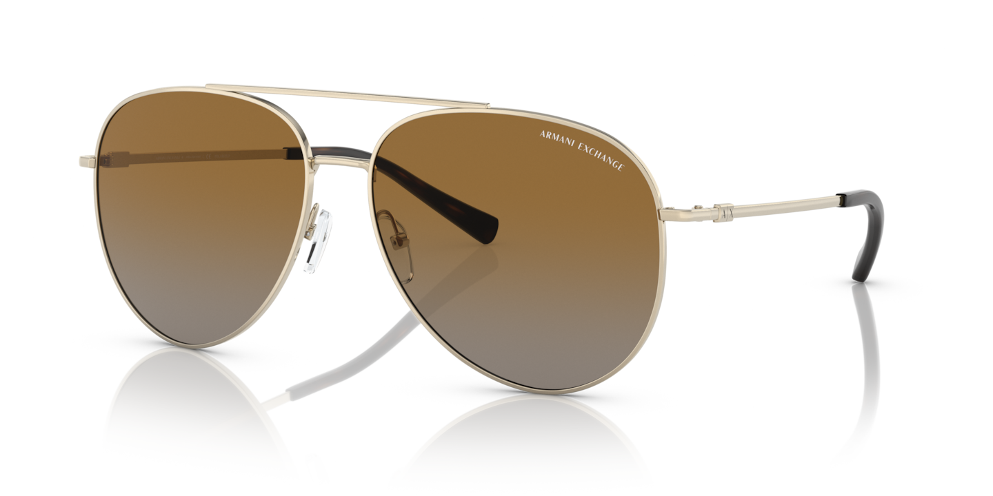 Armani Exchange AX2043S Shiny Pale Gold