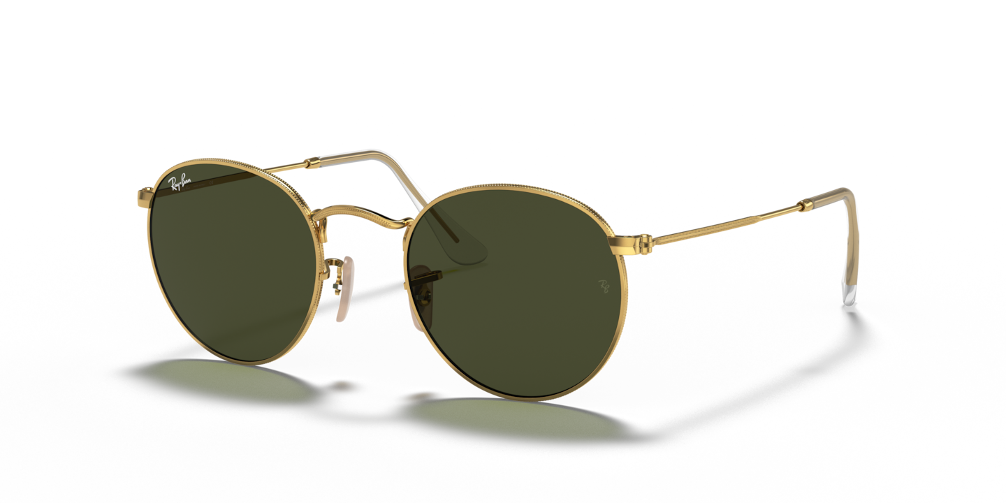 Ray-Ban RB3447 Round Metal Arista Gold