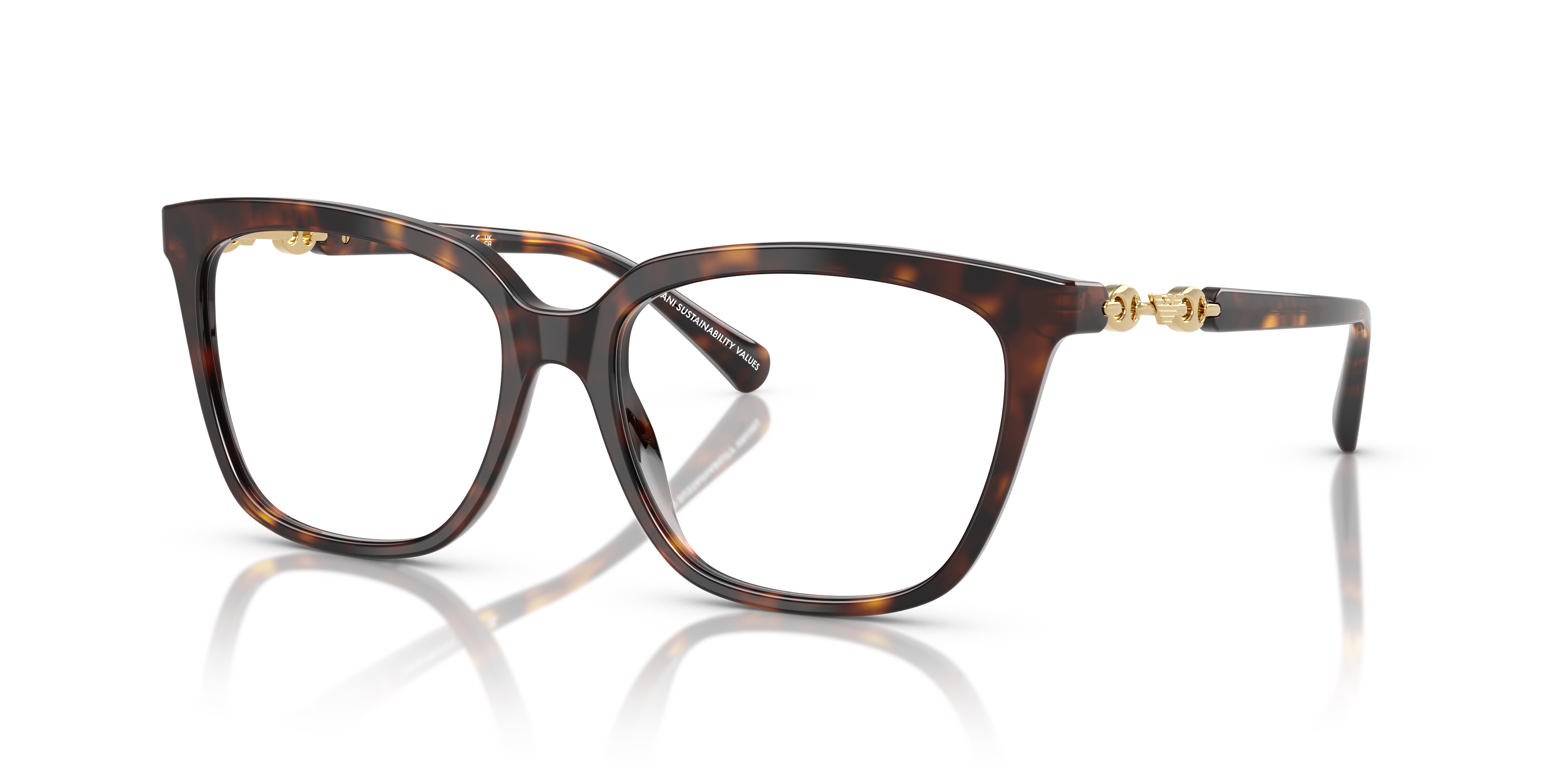 Emporio Armani Unisex Ea3248 Shiny Havana Size 157$