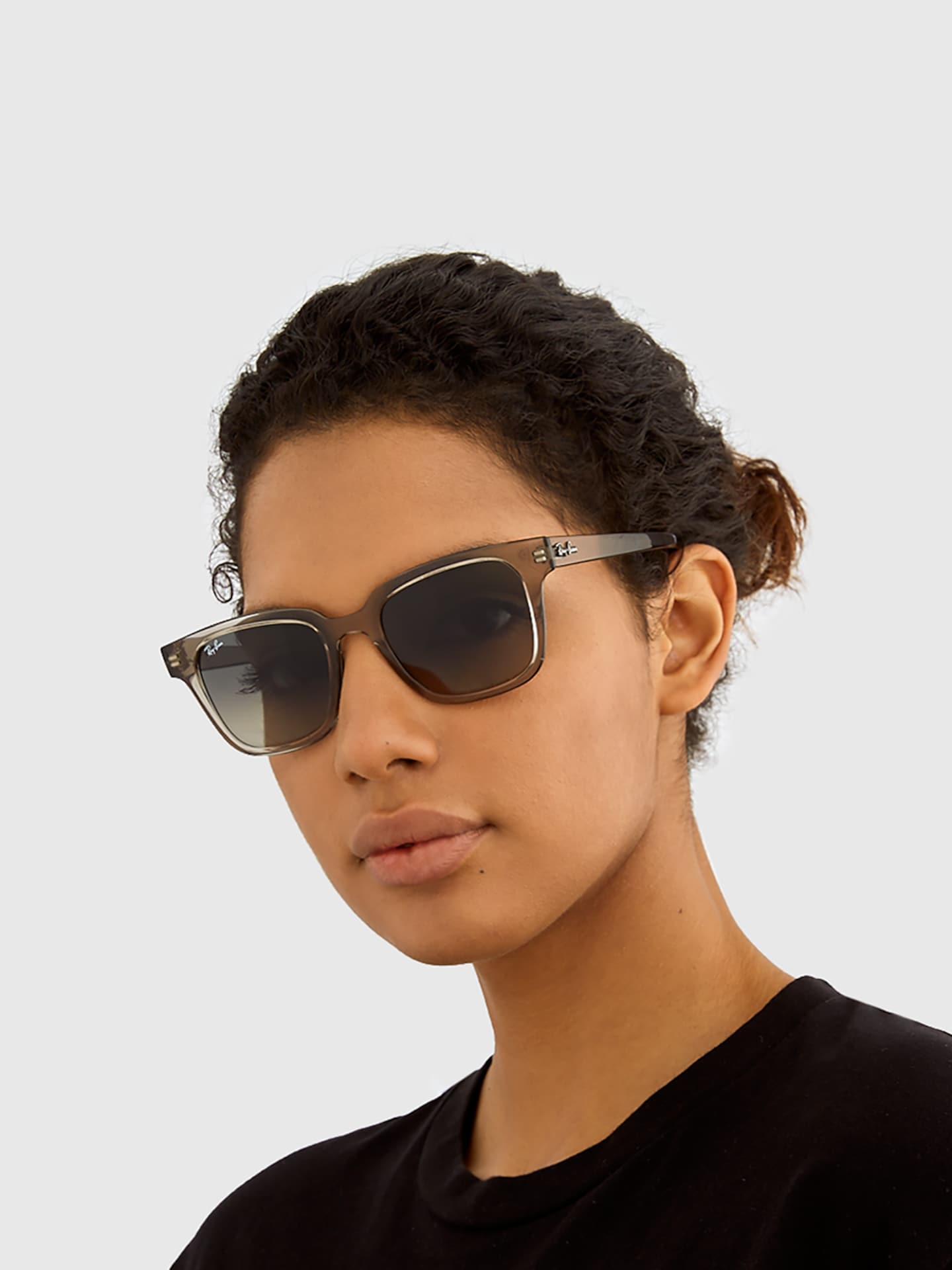 Ray-Ban RB4323 クリア フレーム ウェリントン サングラス 眼鏡 Sunglasses Ray-Ban RB4323 | Free Shipping | Glasses.com®