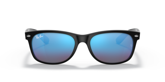 RB2132 New Wayfarer Flash Ray-Ban Rubber Black