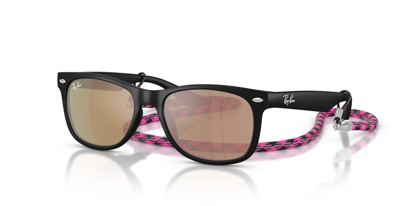 Ray-Ban RB9052S New Wayfarer Kids Summer Capsule Rubber Black