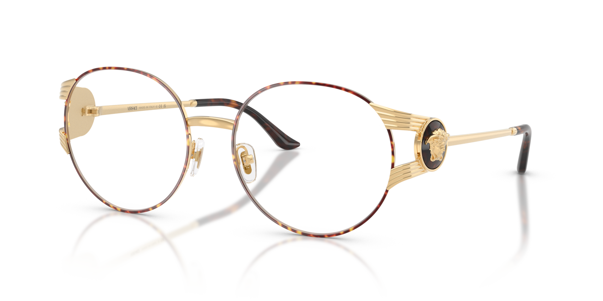 Versace Unisex Ve1320 Oro Versace Habana Size 480$