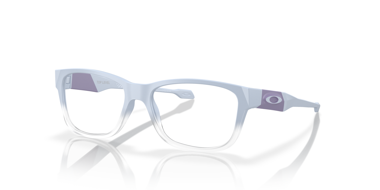 Oakley OY8012 Top Level (Youth Fit) Discover Collection Matte Stonewash Clear Fade