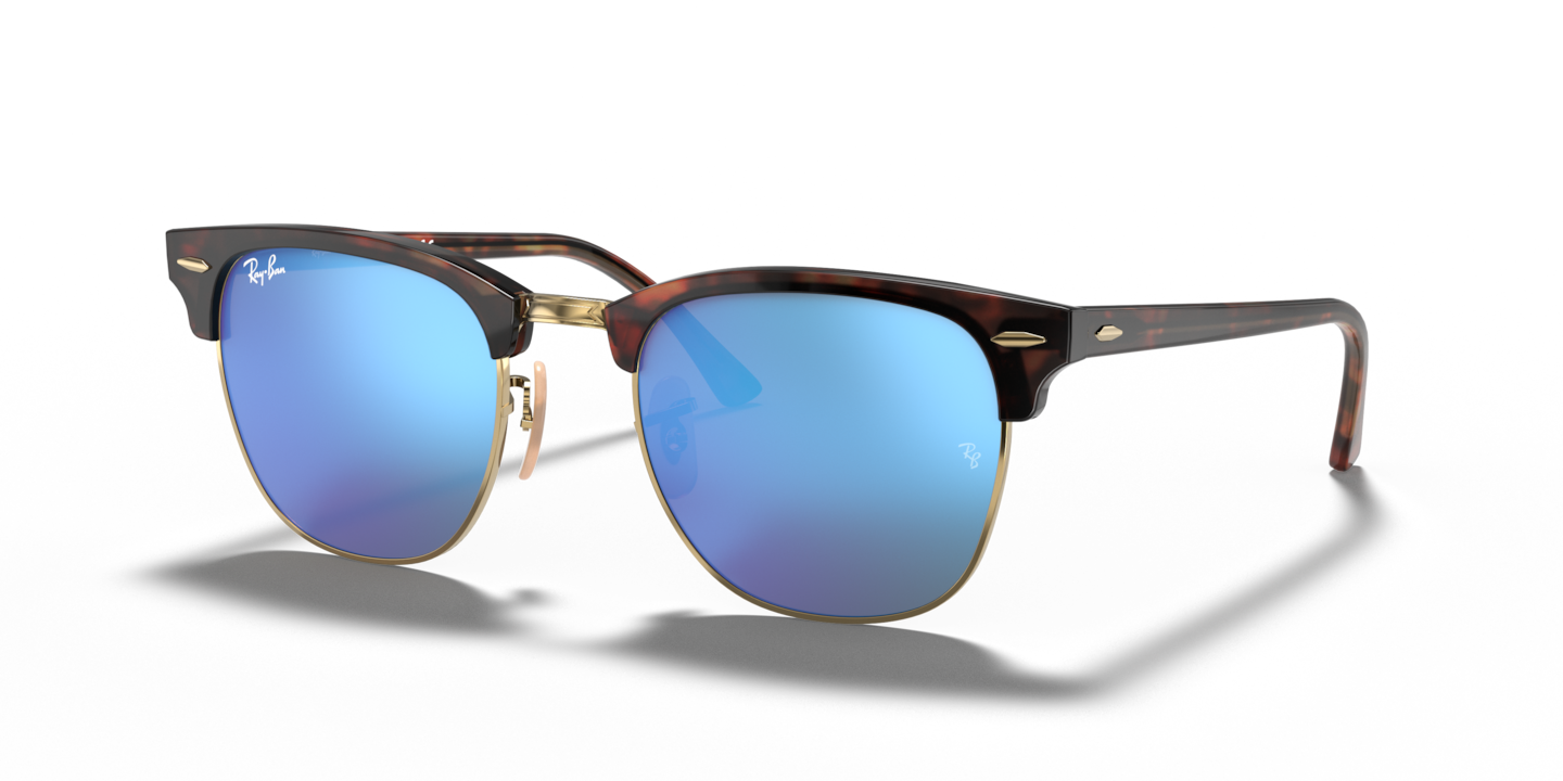 Sunglasses Ray-Ban RB3016 Clubmaster Flash Lenses | Free Shipping