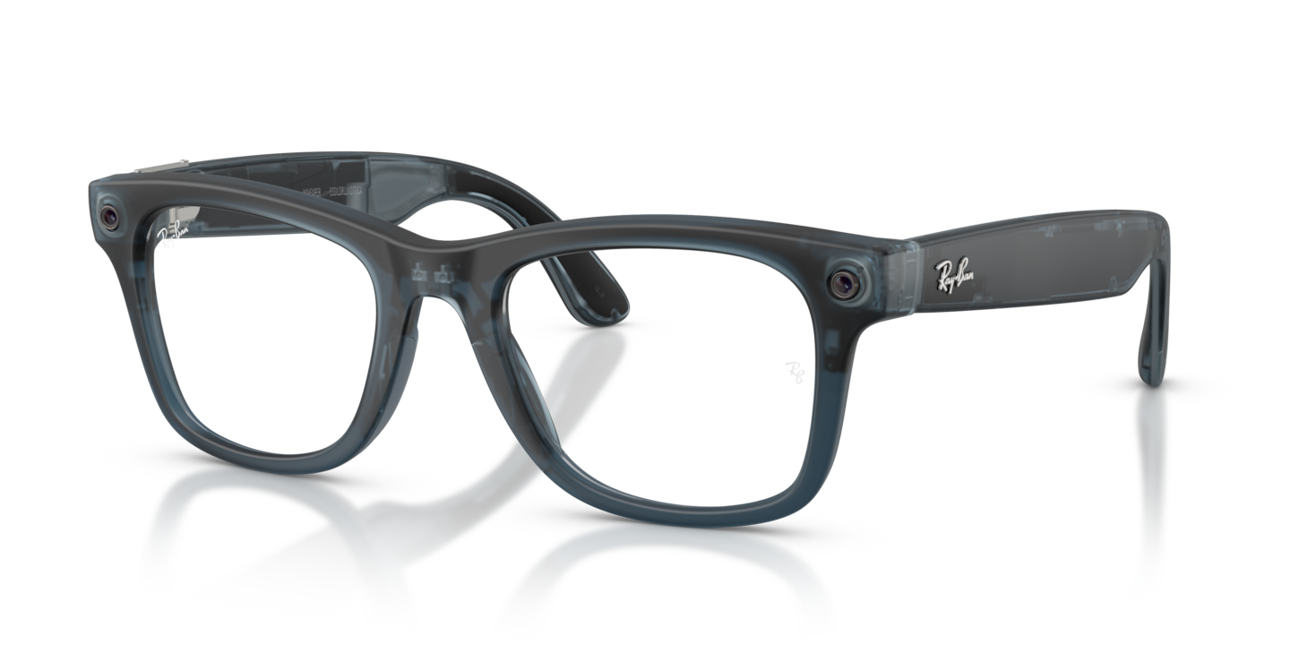Ray-Ban Ray-Ban Meta (Gen 3) Wayfarer Optics Trasparent Ocean Blue