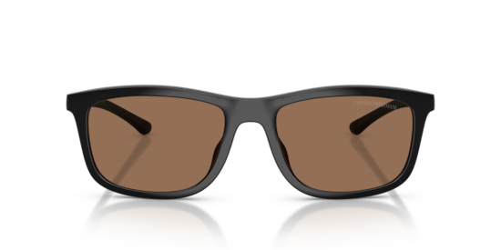EA4277U Emporio Armani Shiny Black/Brown Rubber