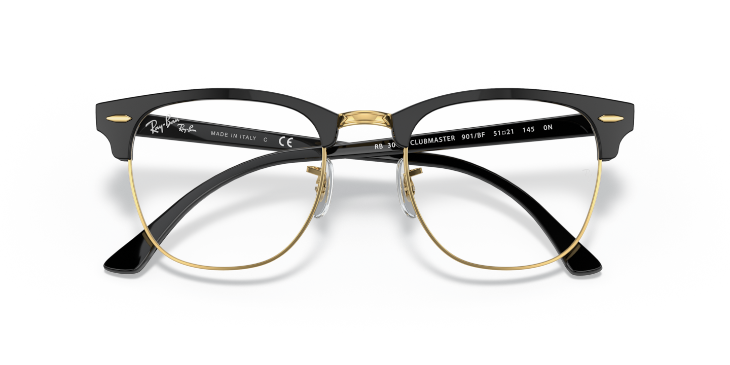 Sunglasses Ray-Ban RB3016 Clubmaster Blue-Violet Light Clear