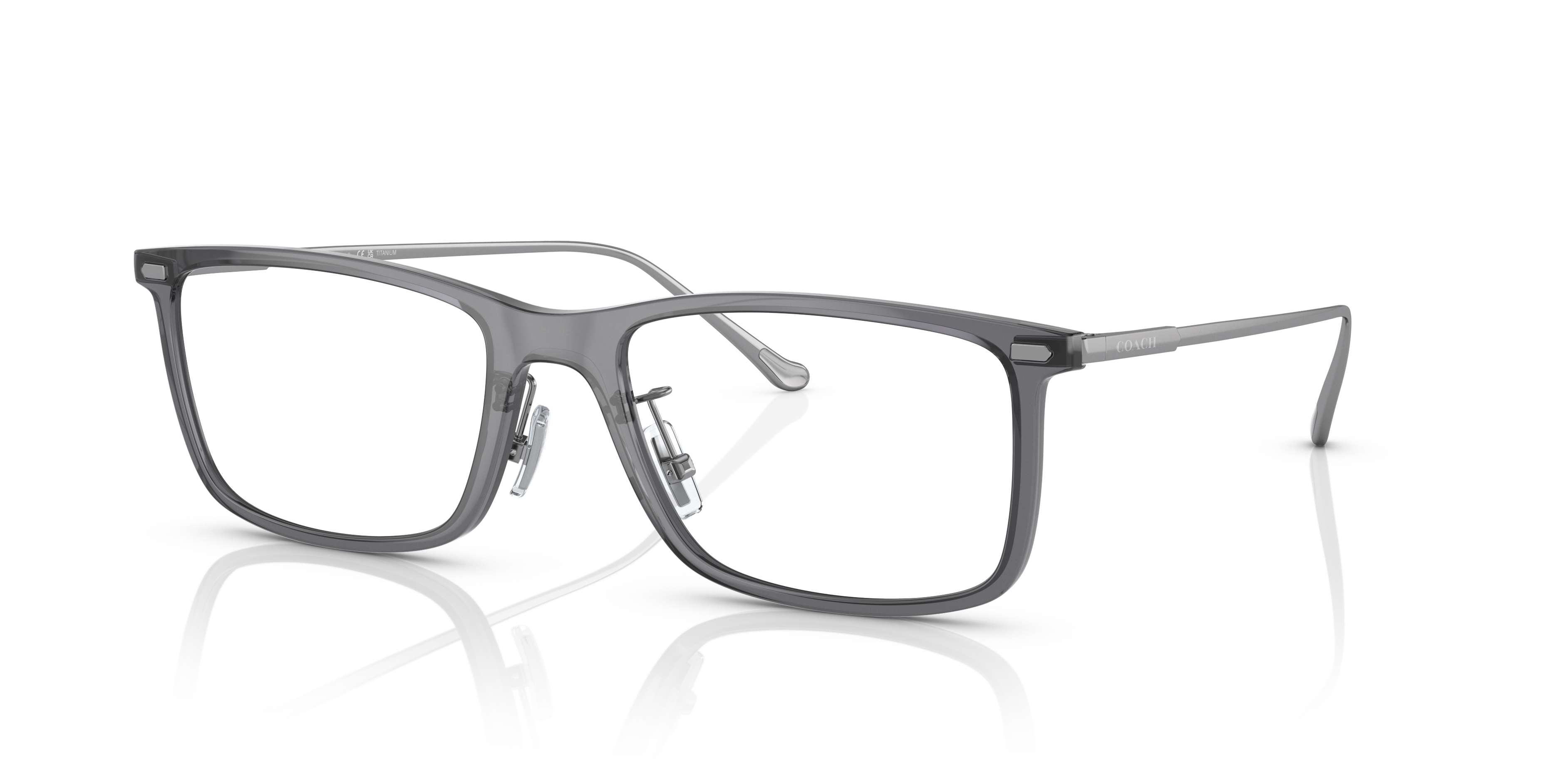 Coach Unisex Hc6205 Transparent Dark Grey Size 128$
