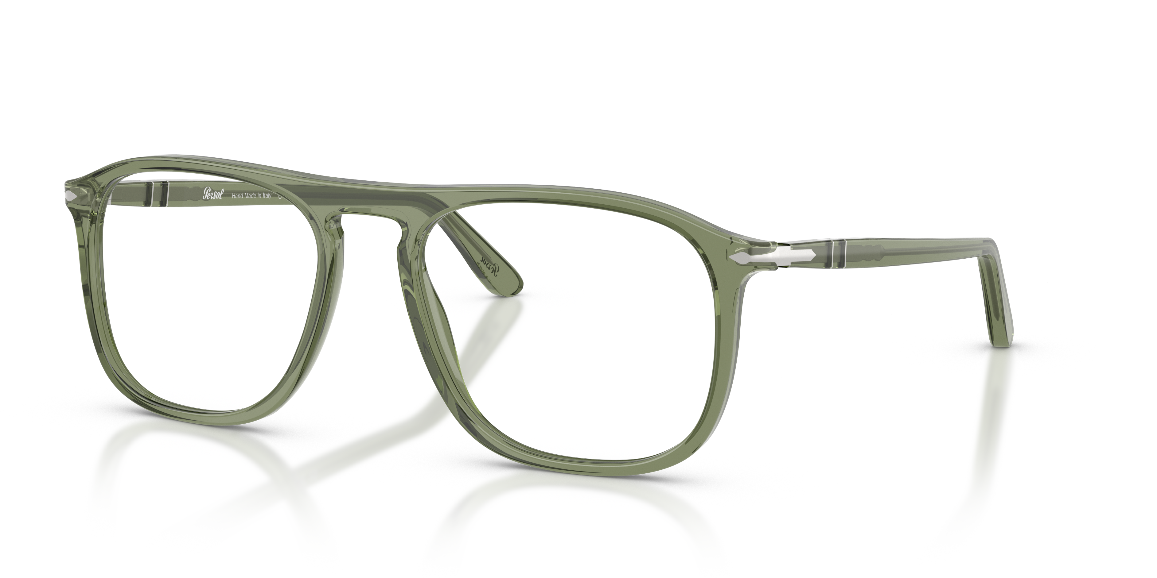 Persol Unisex Po3392v Verde Traslúcido Size:
