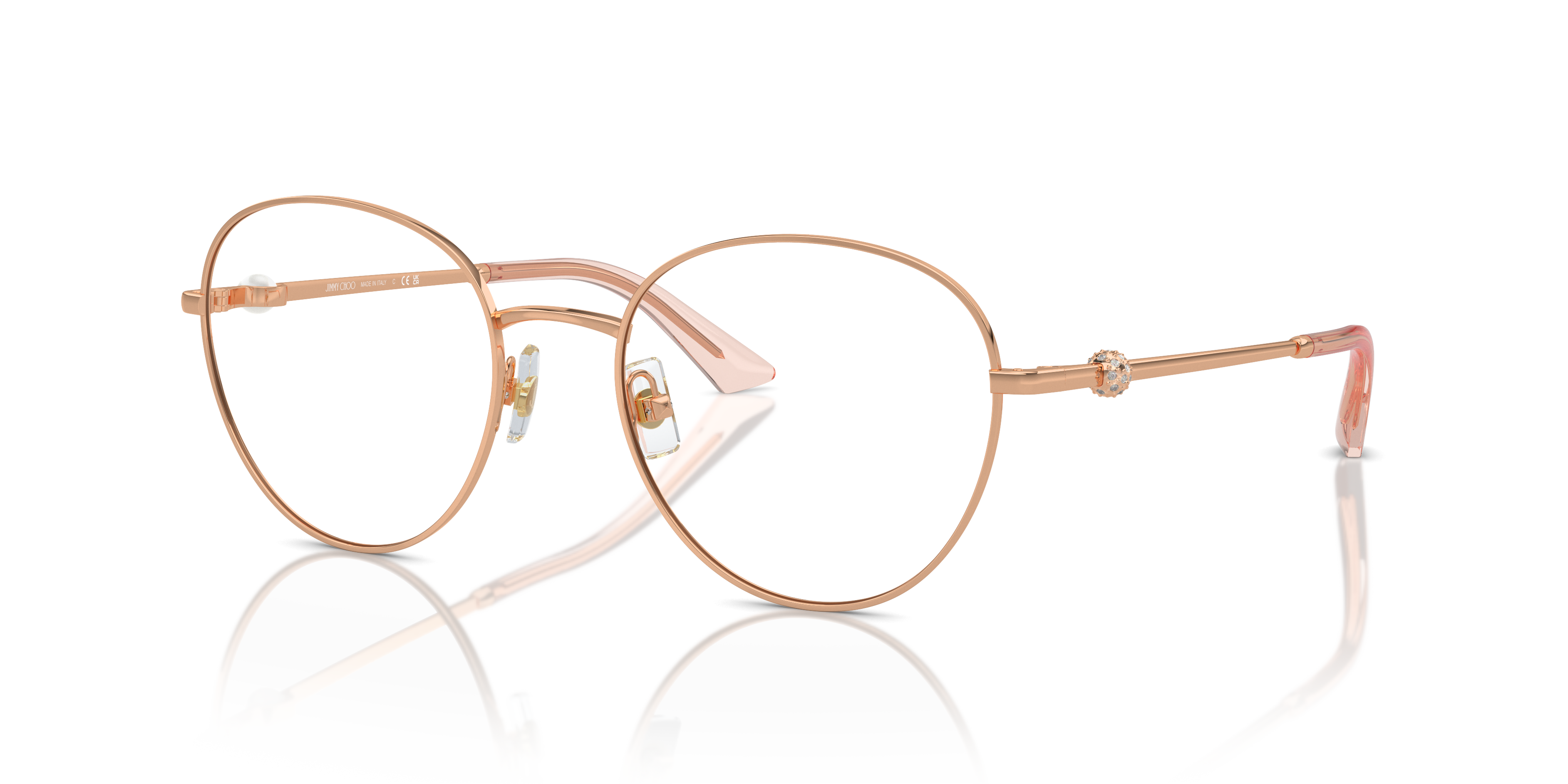 Jimmy Choo Unisex Jc2004hb Rose Gold Size Standard 329$
