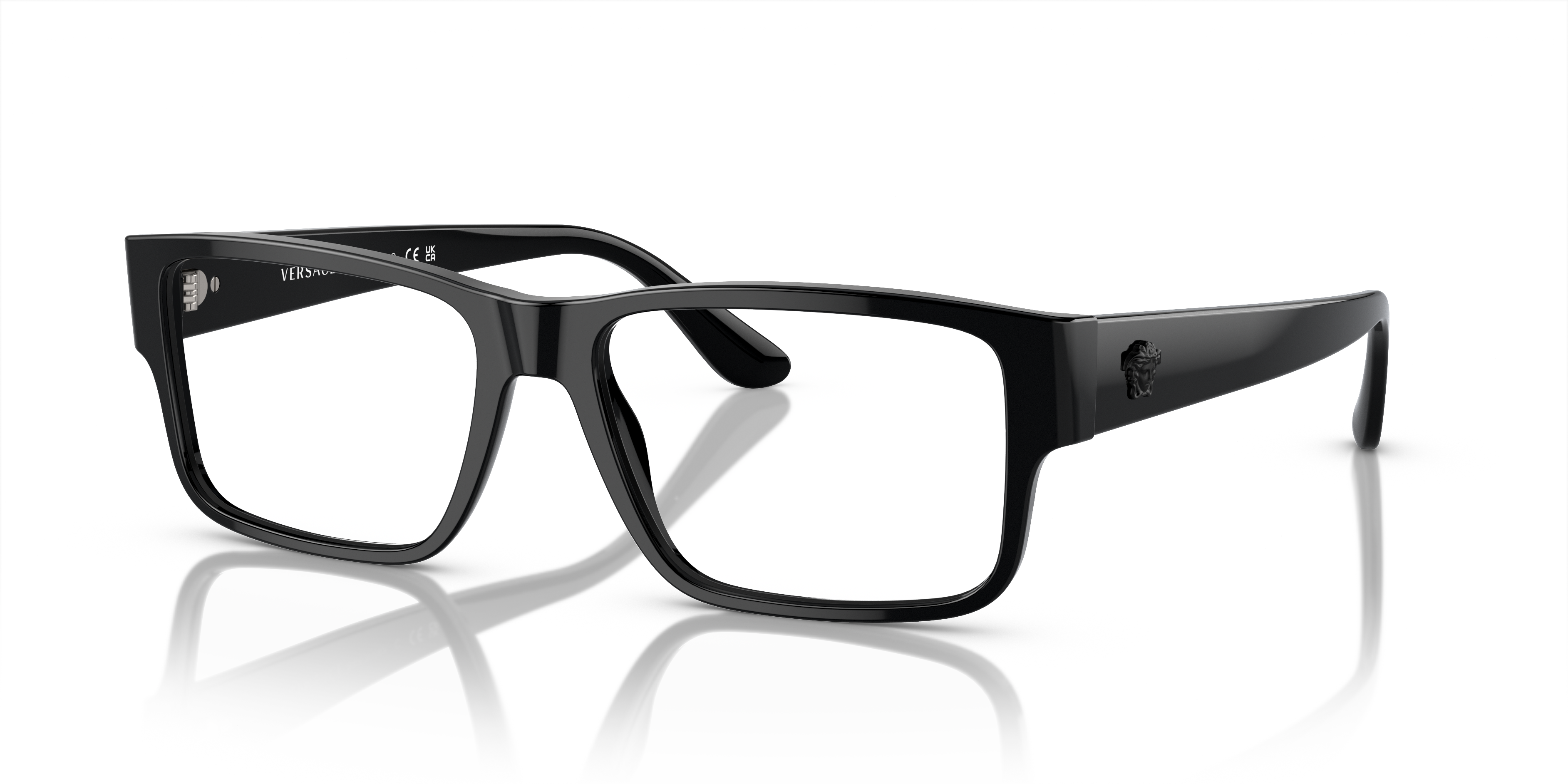 Versace Unisex Ve3342 Noir Size: Large