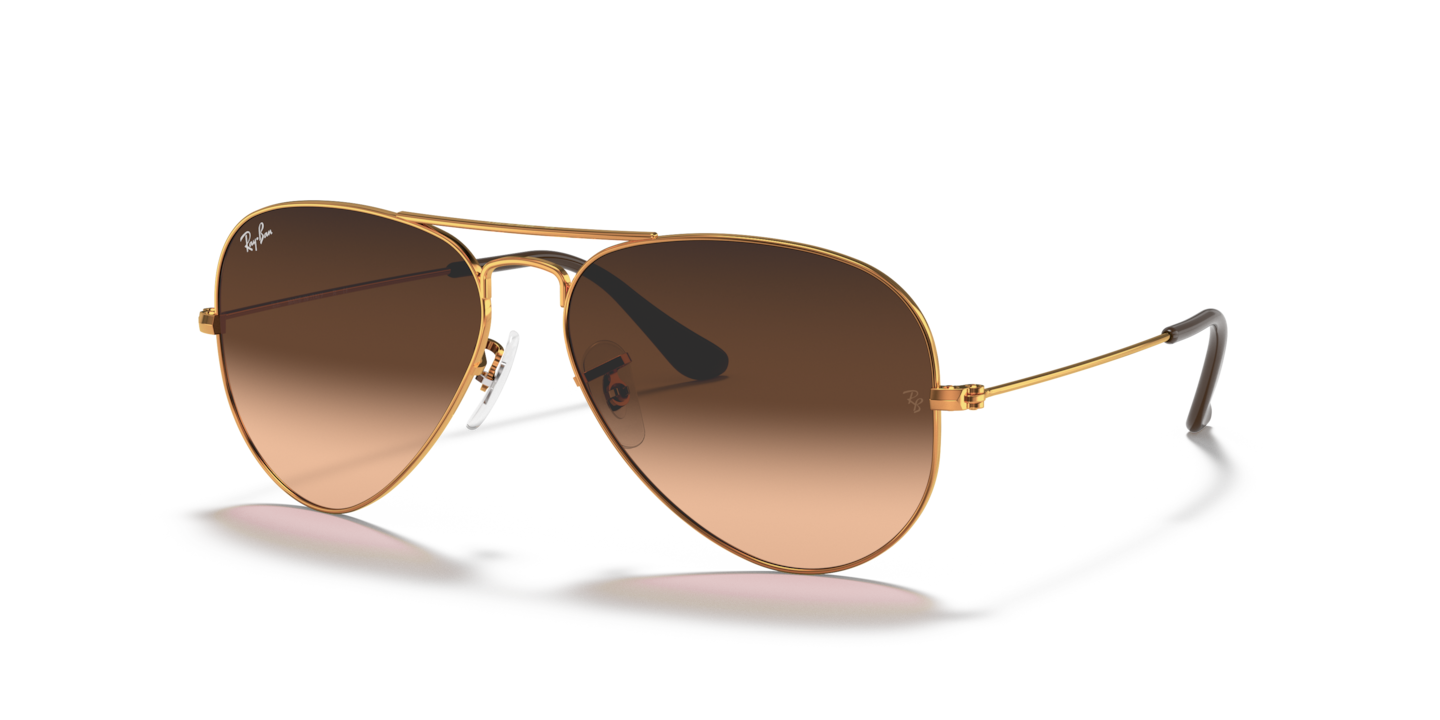 Ray-Ban RB3025 Aviator Gradient Light Brown