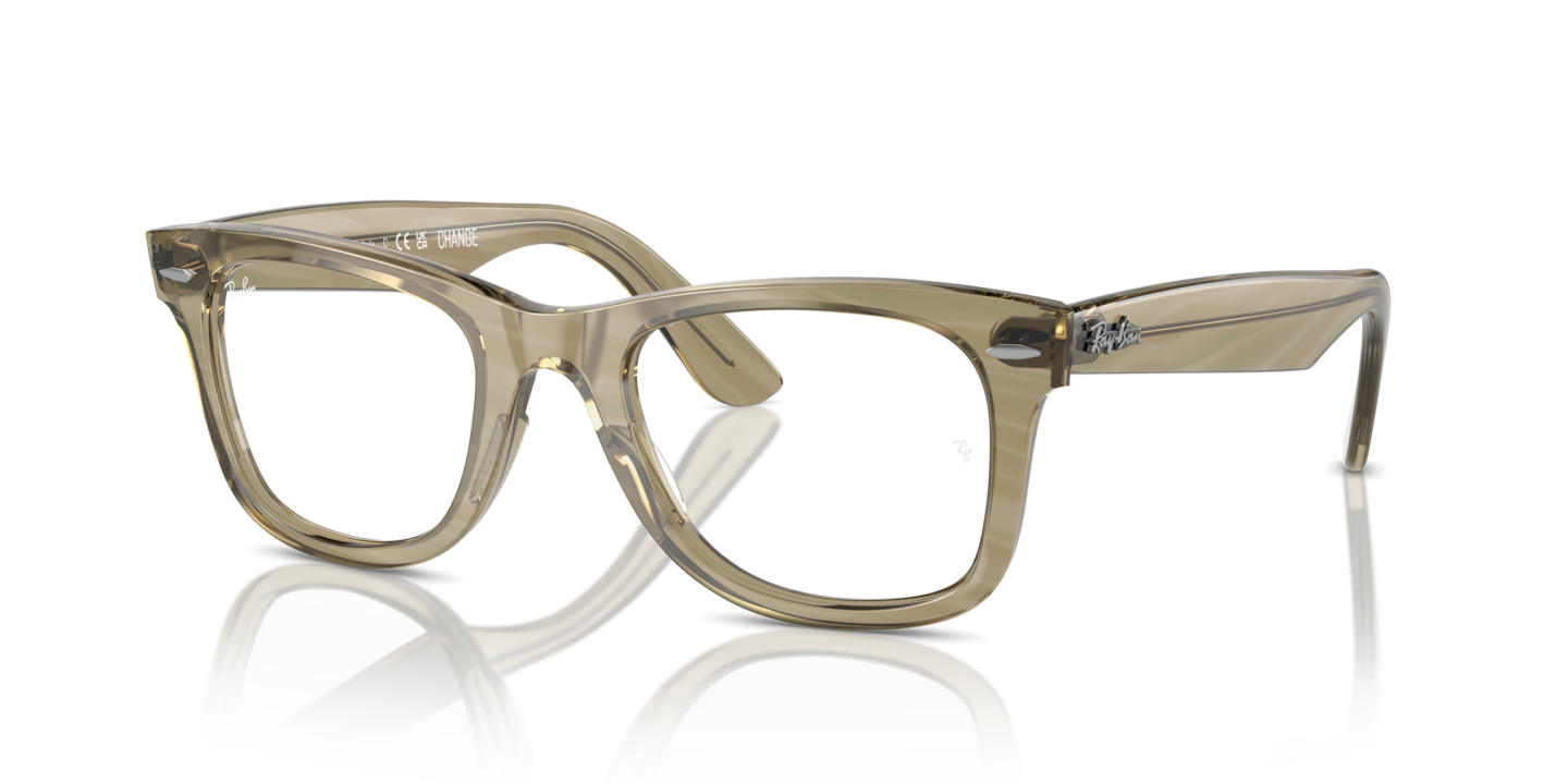 Ray-Ban RB4340V Wayfarer Ease Optics Change Photo Striped Grey