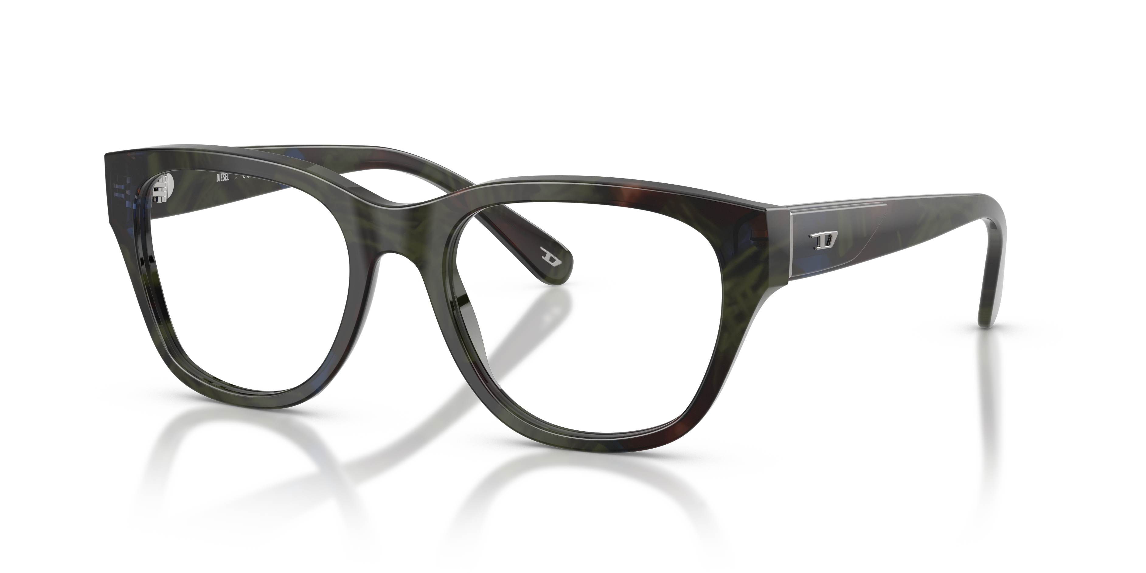 Diesel Unisex Dl4001 Havana Vert Size:
