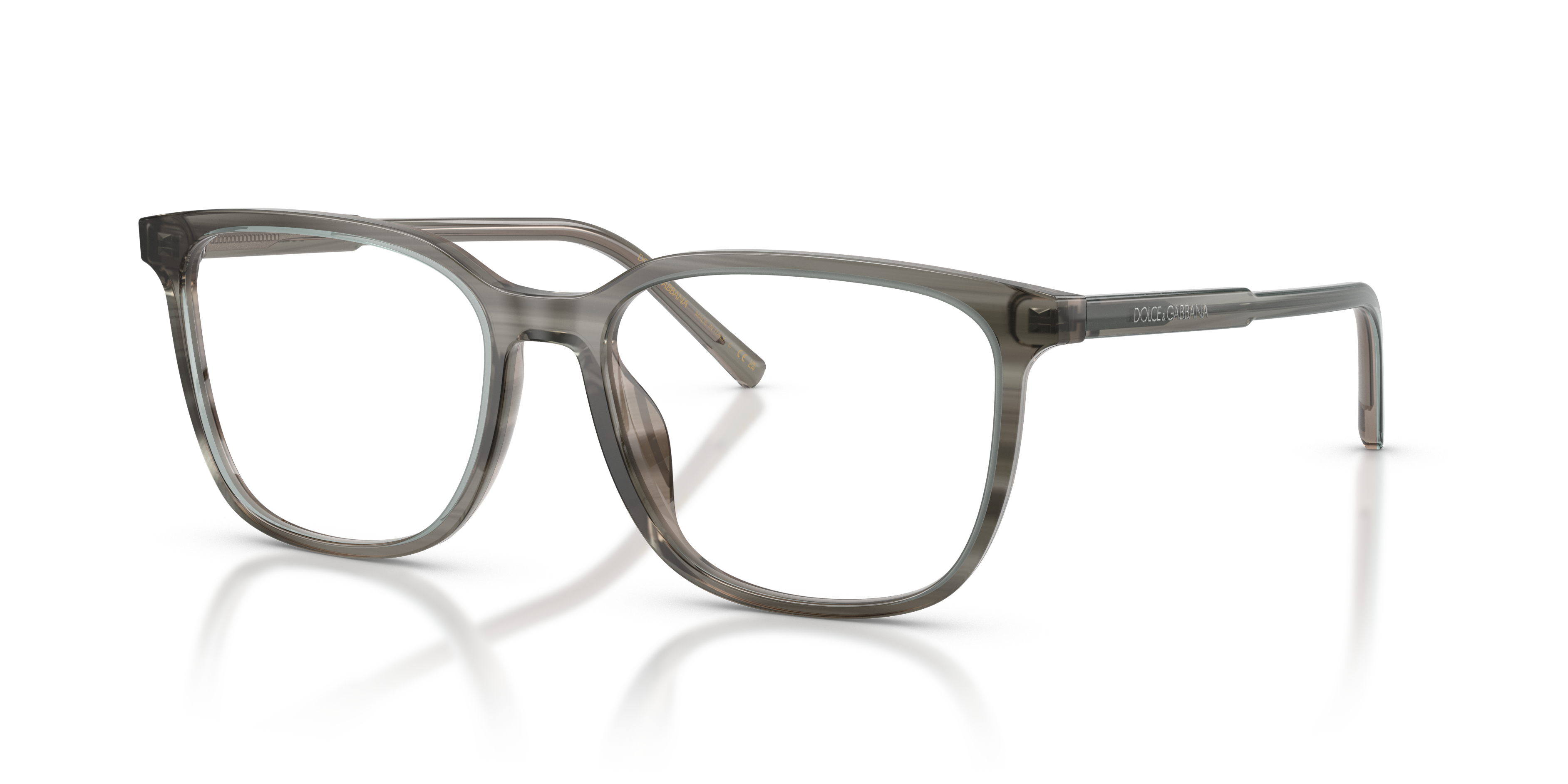 Dolce Gabbana Unisex Dg3445 Grey On Striped Grey Size $306