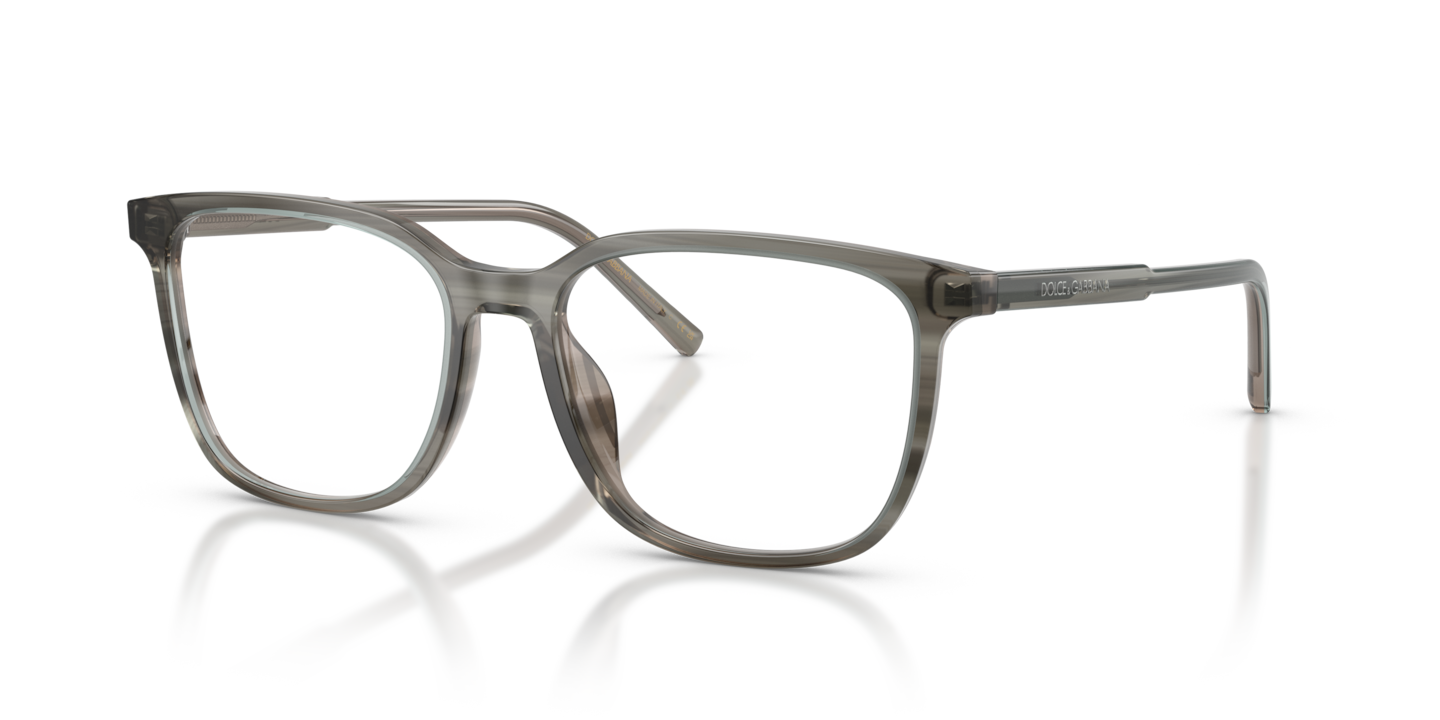 Dolce & Gabbana DG3445 Grey On Striped Grey