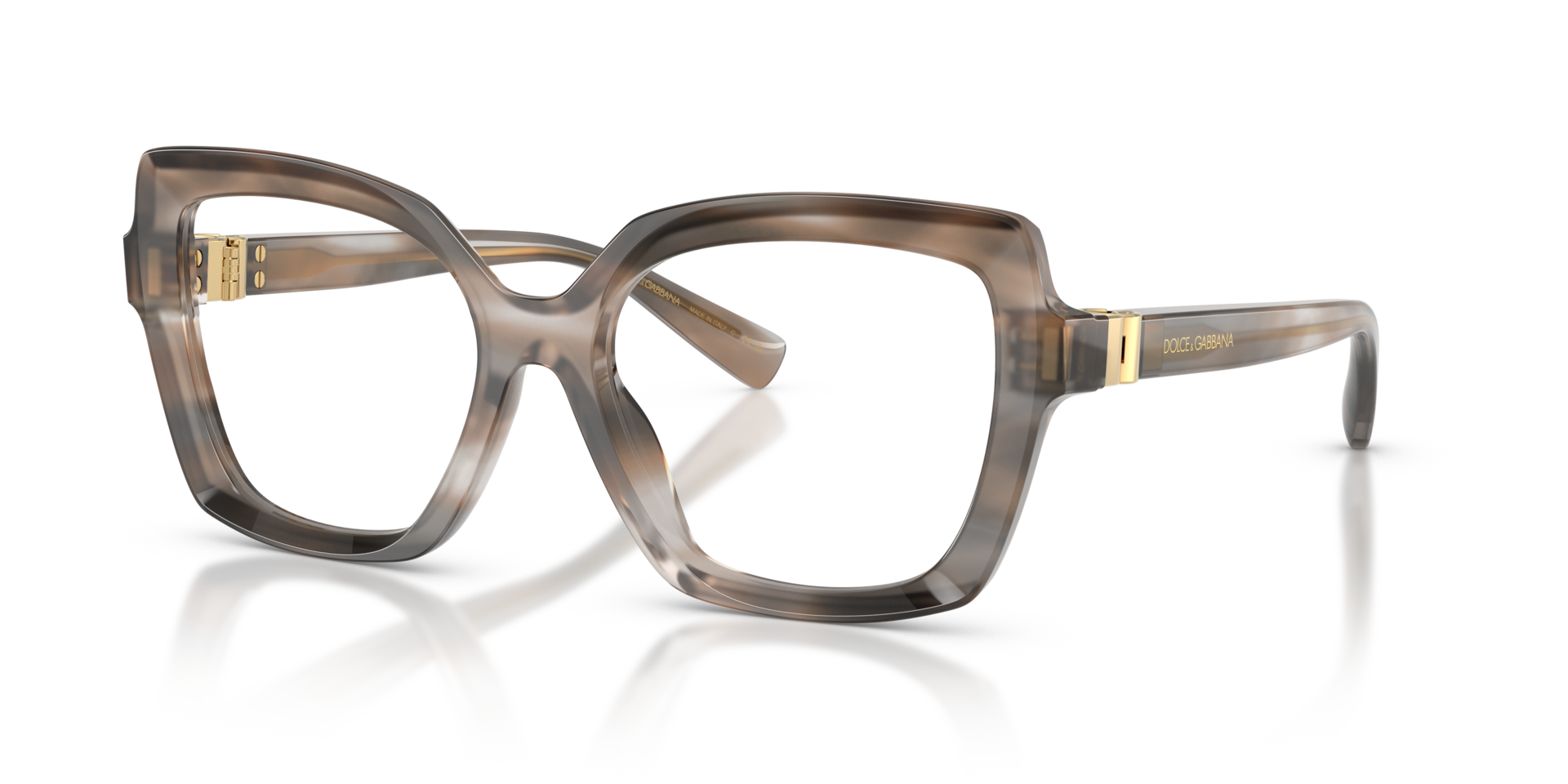 Dolce Gabbana Unisex Dg3413 Striped Grey Size 295$