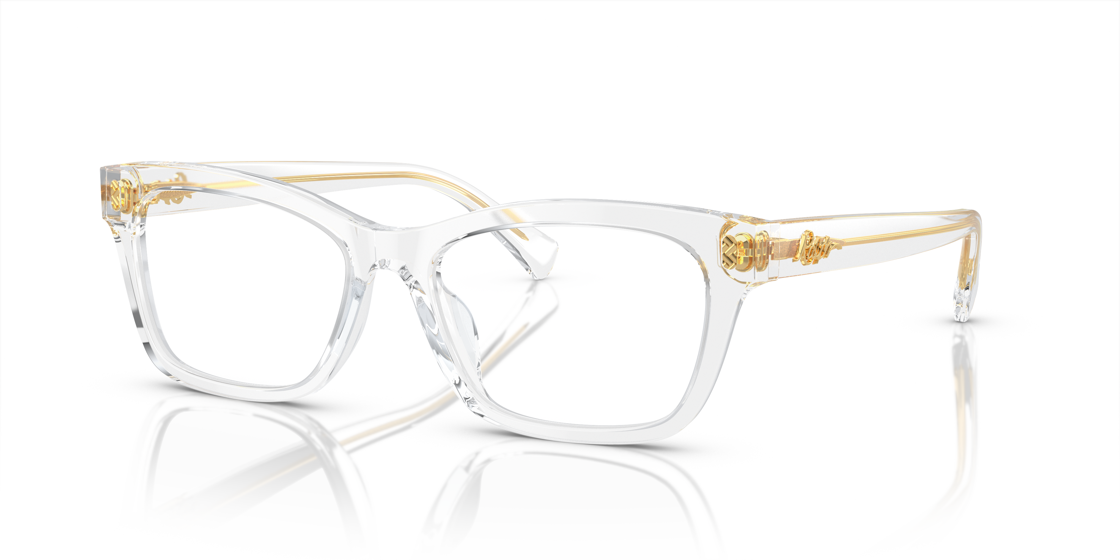Ralph by Ralph Lauren Unisex Ra7154u Shiny Crystal Size Small 141$