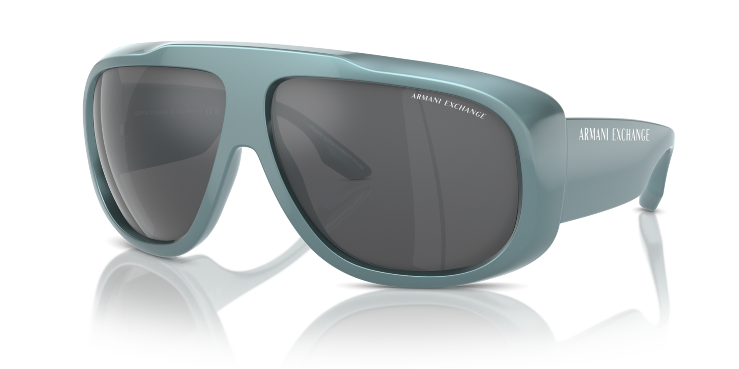 Armani Exchange AX4143SU Metalized Light Blue/Grey