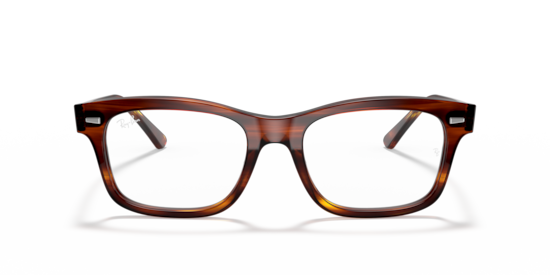 RB5383 Burbank Optics Ray-Ban Striped Red Havana
