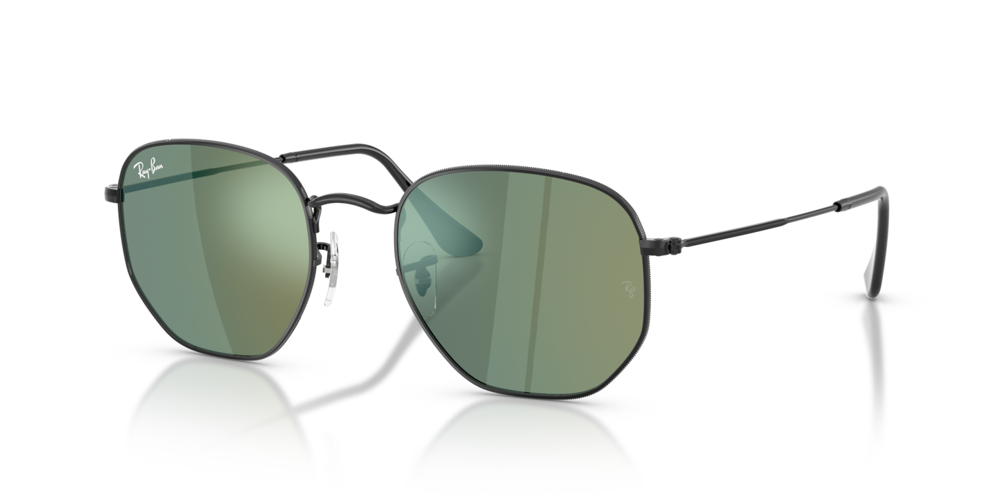 Ray-Ban RB3548N Hexagonal Flat Lenses Black