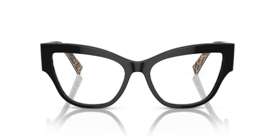 DG3378 Dolce & Gabbana Black On Leo Brown