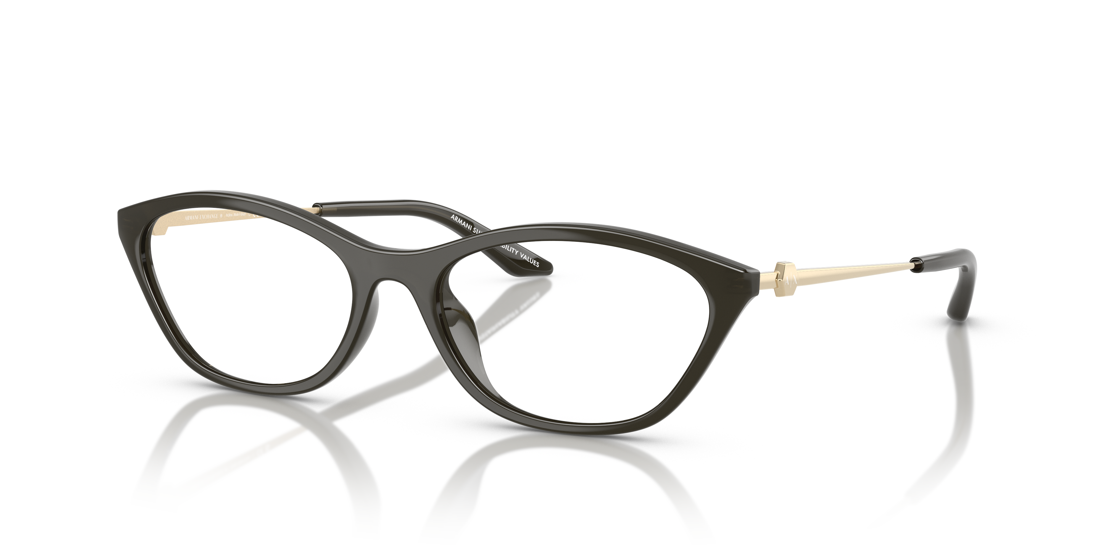 Armani Exchange Unisex Ax3121u Opalescent Dark Grey Size 92$