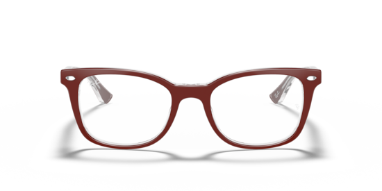 RB5285 Optics Ray-Ban Bordeaux On Transparent